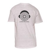 Natural Cotton T-Shirt - Record wit
